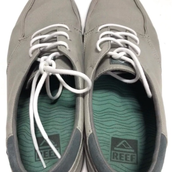 Reef Men\'s Deckhand 3 Gray Lace Up Shoes Size 12 M main image 5